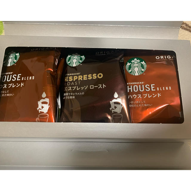 Starbucks Coffee(スターバックスコーヒー)のスタバ STARBUCKS おりがみ ドリップコーヒー  食品/飲料/酒の飲料(コーヒー)の商品写真