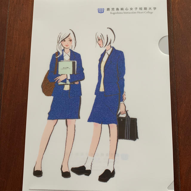 鹿児島純心女子短期大学オリジナルクリアファイル エンタメ/ホビーのアニメグッズ(クリアファイル)の商品写真