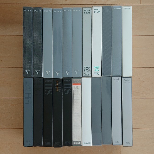 SONY - 【sale】VHSビデオテープ☆中古☆上書き用☆22本の通販 by ヒッカム's shop｜ソニーならラクマ