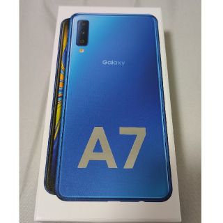 Galaxy A7 ブルー 新品未開封の通販 by ia9999's shop｜ラクマ