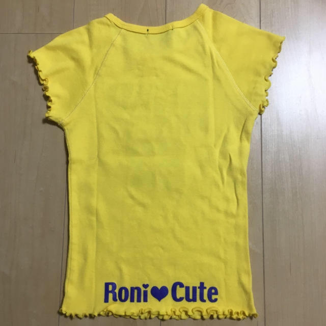 RONI(ロニィ)のRONI Tシャツ 黄 ML(137-146cm) キッズ/ベビー/マタニティのキッズ服女の子用(90cm~)(Tシャツ/カットソー)の商品写真