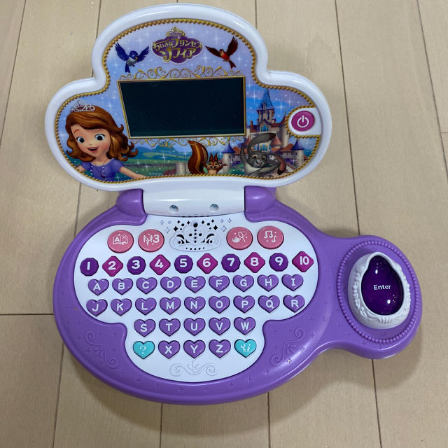 Disney(ディズニー)のソフィア　プリンセスマナーパソコン キッズ/ベビー/マタニティのおもちゃ(知育玩具)の商品写真