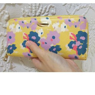 👑美品👑  花柄🌼黄色  長財布💛(財布)