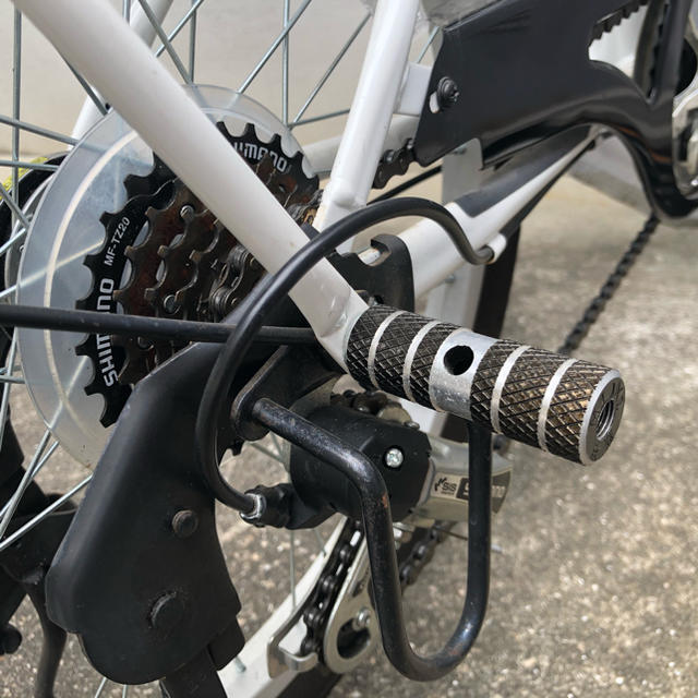 自転車 ステップ 2本セット ハブステップ 7xφ2.4cm ギアの保護 スポーツ/アウトドアの自転車(パーツ)の商品写真