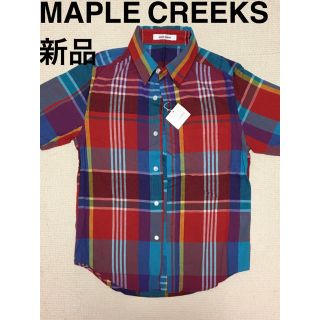 フレームワーク(FRAMeWORK)の【新品未使用】MAPLE CREEKS チェックシャツ(シャツ/ブラウス(半袖/袖なし))