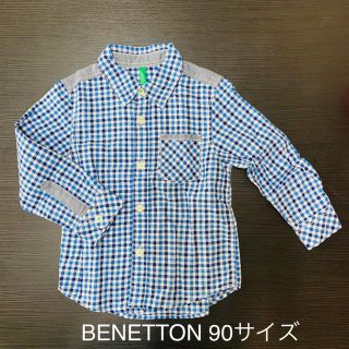 ベネトン(BENETTON)のBENETTON 長袖シャツ キッズ90サイズ(Tシャツ/カットソー)