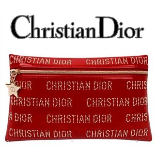 ディオール(Dior)の【早い者勝ち‼︎】【美品】【超レア】Dior ポーチ エナメル スタッズ(ポーチ)