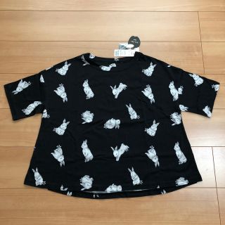 フランシュリッペ(franche lippee)のフランシュリッペ　シルエットうさぎたっぷりTシャツ Mサイズ　タグ付き新品未使用(Tシャツ(半袖/袖なし))