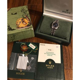 ロレックス(ROLEX)のROLEX ロレックス デイトジャスト エンジンターンドベゼル 79190 美品(腕時計)