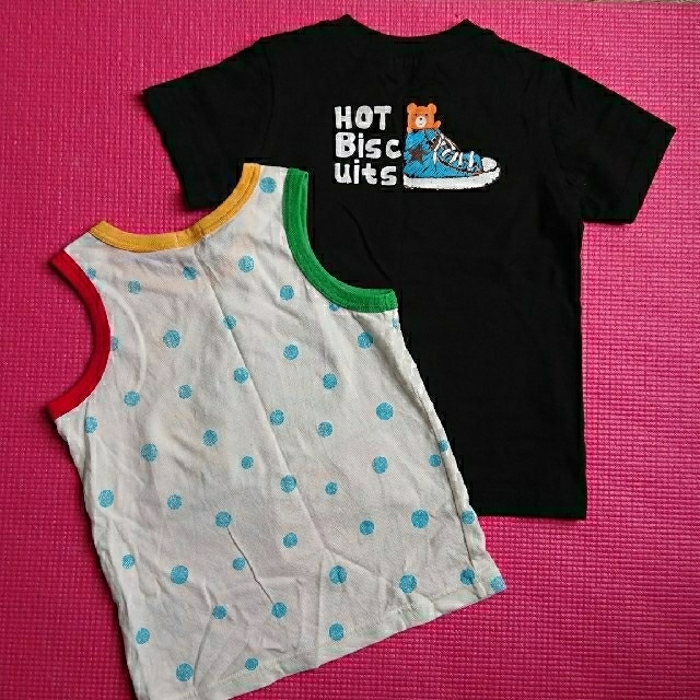 HOT BISCUITS(ホットビスケッツ)のホットビスケッツ 2枚セット キッズ/ベビー/マタニティのキッズ服男の子用(90cm~)(Tシャツ/カットソー)の商品写真