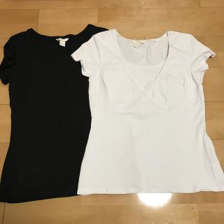 エイチアンドエム(H&M)のH&M ナーシングTシャツ　2枚セット(マタニティトップス)