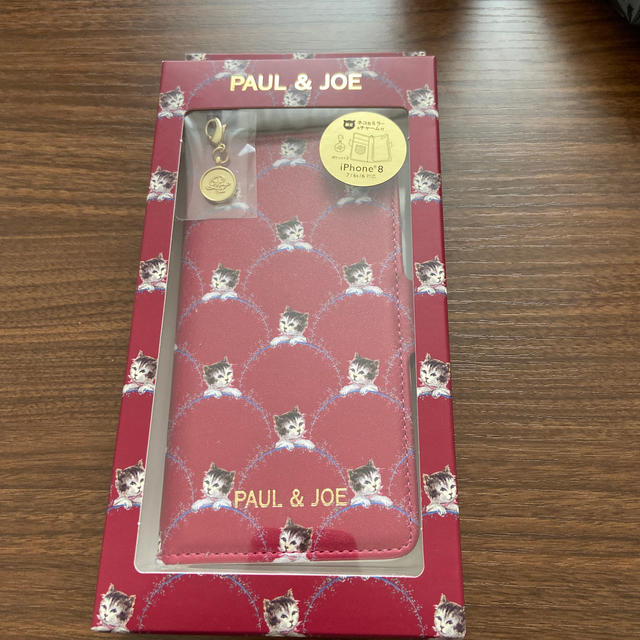 PAUL & JOE(ポールアンドジョー)の【新品】　Paul & JOE iPhoneケース 手帳型 スマホ/家電/カメラのスマホアクセサリー(iPhoneケース)の商品写真