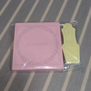 ジルスチュアート(JILLSTUART)のジルスチュアート ノベルティ 付箋紙(ノート/メモ帳/ふせん)