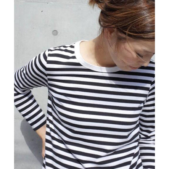 DEUXIEME CLASSE(ドゥーズィエムクラス)のドゥーズィエムクラス PARISIENNE ボーダー Tシャツ レディースのトップス(カットソー(長袖/七分))の商品写真