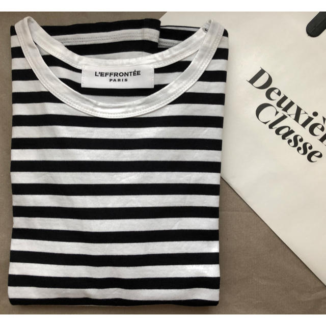 DEUXIEME CLASSE(ドゥーズィエムクラス)のドゥーズィエムクラス PARISIENNE ボーダー Tシャツ レディースのトップス(カットソー(長袖/七分))の商品写真