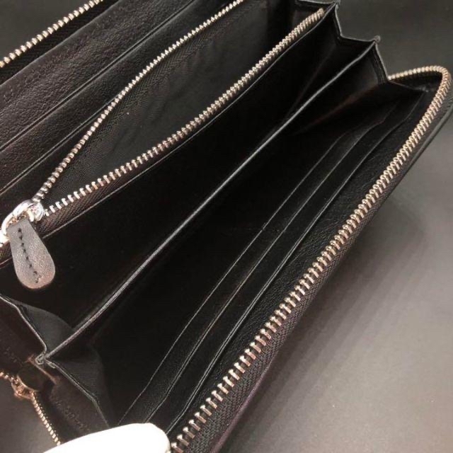 超希少 シャークスキン サメ革 メンズ ラウンドファスナー 長財布 ブラック メンズのファッション小物(長財布)の商品写真