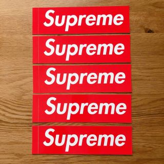 シュプリーム(Supreme)のSupreme BOX logo sticker ロゴステッカー5枚セット(ステッカー)