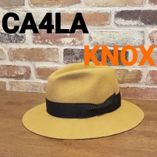 カシラ(CA4LA)のCA4LA☆KNOXフェルト長ツバハット カシラ帽子登坂岩田剛典(ハット)