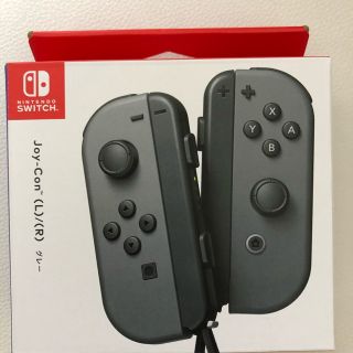 ニンテンドースイッチ(Nintendo Switch)のタイムセール【新品】Joy-Con グレー スイッチ ジョイコン(その他)