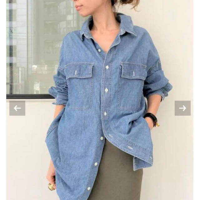 新品未使用 REMI RELIEF/レミレリーフ Chambray シャツ