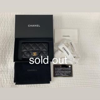 シャネル(CHANEL)の新品未使用 CHANEL キャビアスキン カードケース コインケース(コインケース)