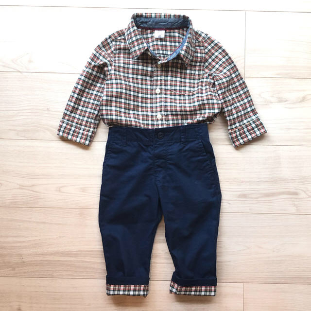 babyGAP(ベビーギャップ)の【mrke様ご購入分】ベビー綿パン＋そのほか計８点 キッズ/ベビー/マタニティのベビー服(~85cm)(パンツ)の商品写真