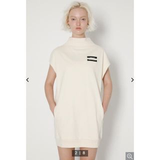 マウジー(moussy)のMOUSSY マウジー SW ORGANIC COTTON ワンピース  (ひざ丈ワンピース)