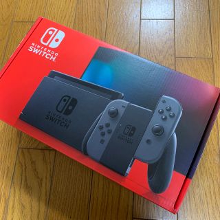 ニンテンドウ(任天堂)のNintendo Switch 本体 グレー　新モデル(家庭用ゲーム機本体)