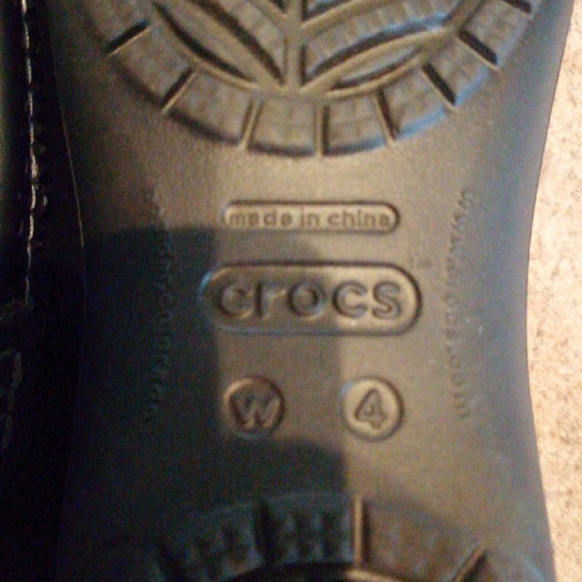crocs(クロックス)のクロックスキッズローファー(W4)黒 キッズ/ベビー/マタニティのキッズ靴/シューズ(15cm~)(ローファー)の商品写真