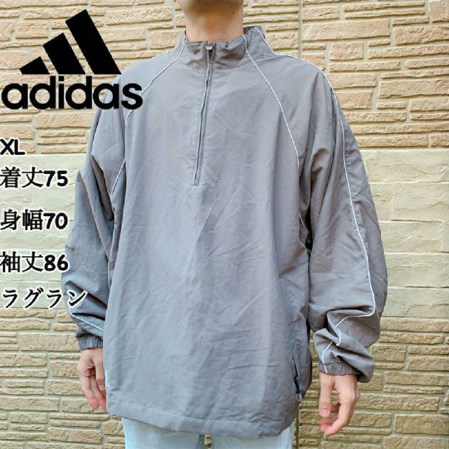 adidas(アディダス)のアディダス　adidas ハーフジップ　プルオーバー　トップス　 XL メンズのジャケット/アウター(ナイロンジャケット)の商品写真