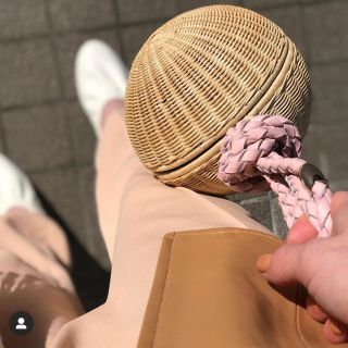 Drawer - manimaris フルムーンバスケット ピンクの通販 by そら