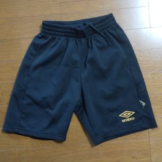 アンブロ(UMBRO)のアンブロ ジュニア ハーフパンツ  150サイズ  黒×ゴールド(パンツ/スパッツ)