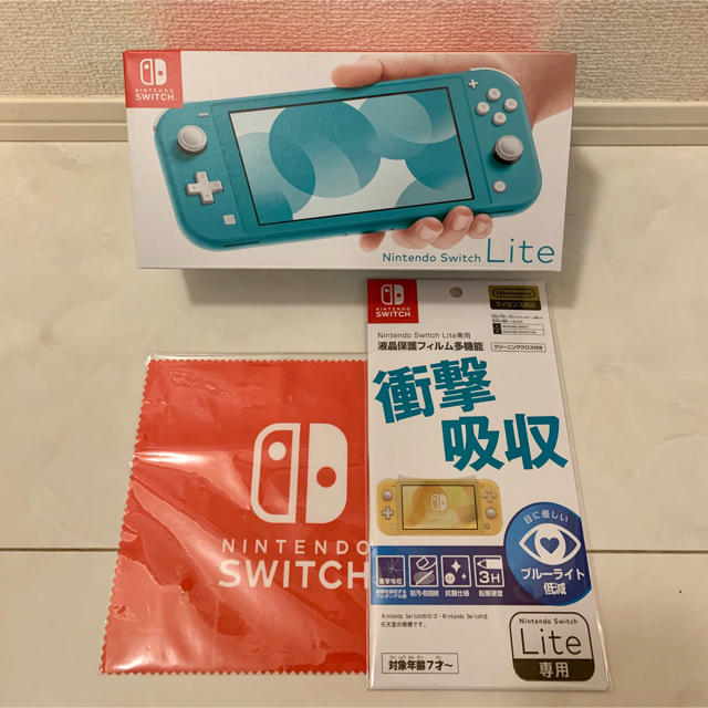 ニンテンドーSwitch liteターコイズ 新品 未使用 3点セット - 家庭用 ...