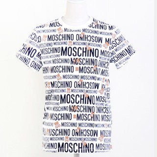 モスキーノ(MOSCHINO)のm様専用 MOSCHINO 新作✨オールロゴラインTシャツ✨14y テディベア(Tシャツ(半袖/袖なし))