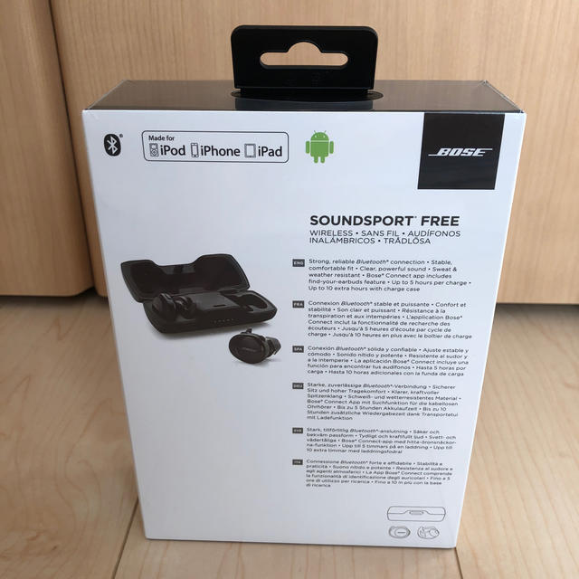 BOSE SOUNDSPORT FREE 黒　未開封オーディオ機器