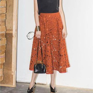 アメリヴィンテージ(Ameri VINTAGE)のミッフィー88様　AMERI VIOLA CUTWORK FLARE SKIRT(ロングスカート)