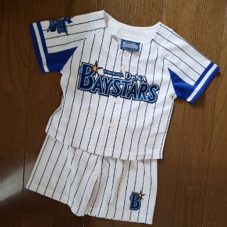 ヨコハマディーエヌエーベイスターズ(横浜DeNAベイスターズ)の美品　ベイスターズユニフォーム　80(Ｔシャツ)