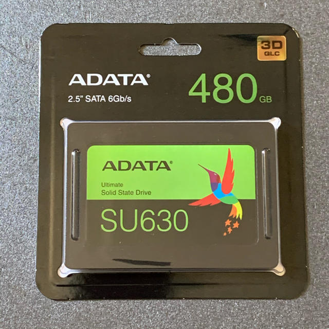 【新品未開封】SSD 480GB ADATA製PCパーツ
