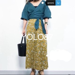 エミアトリエ(emmi atelier)の￥7999→4999emmiタグ付き未使用カシュクールブラウス(カットソー(半袖/袖なし))