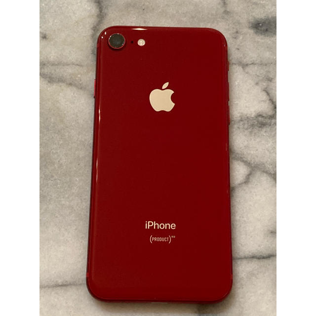 最終値下げ！ iPhone 8 RED 64 GB SIMフリー 早い者勝ち ...