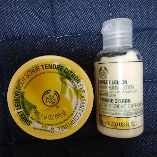 ザボディショップ(THE BODY SHOP)のボディショップ スクラブ&ローション レモン(ボディスクラブ)