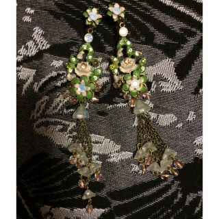 レネレイド(Les Nereides)の箱付Michal Negrin ミハエルネグリン ロングピアス(ピアス)