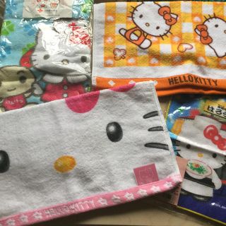 サンリオ(サンリオ)のHello Kitty ハンドタオル４枚セット【キティちゃん】(タオル/バス用品)