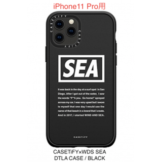 CASETiFY × WIND AND SEA iPhone11Proケースの通販 by S.F ... CASETiFY &WIND AND SEA iPhone11pro MAX