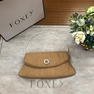 フォクシー(FOXEY)の未使用♡フォクシー♡ミニバック　ポーチ　パーティーバック　クラッチバック(ハンドバッグ)