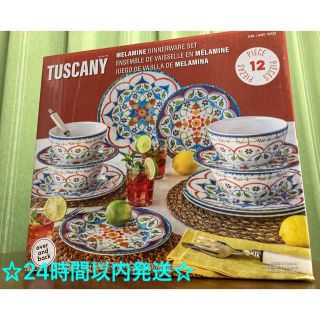 コストコ(コストコ)の売約済み！TUSCANY メラミン ディナーウェアー セット 12枚(食器)