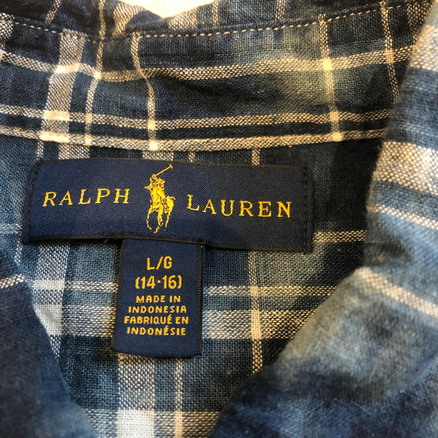 Ralph Lauren(ラルフローレン)のラルフローレン ★半袖シャツ★Lサイズ キッズ/ベビー/マタニティのキッズ服男の子用(90cm~)(ブラウス)の商品写真