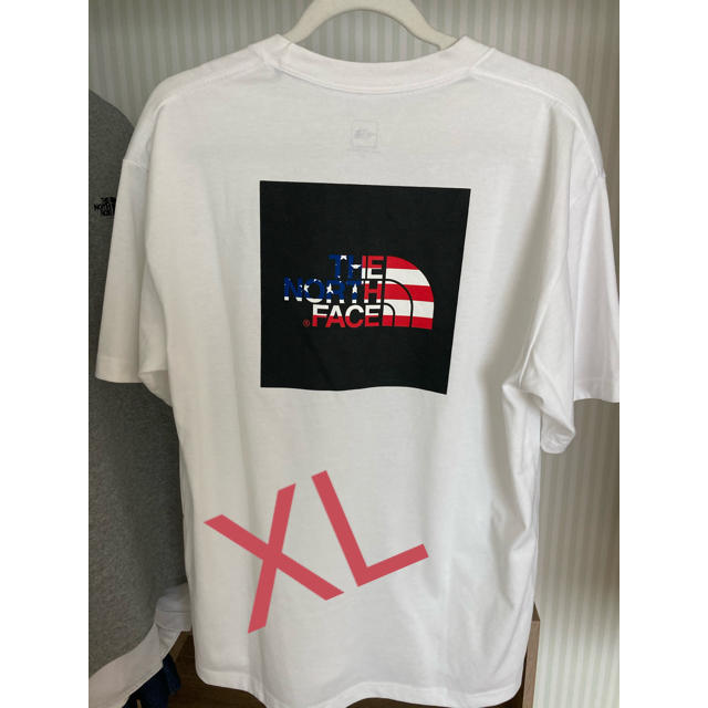 THE NORTH FACE(ザノースフェイス)のNational Flag Square Logo Tee メンズのトップス(Tシャツ/カットソー(半袖/袖なし))の商品写真