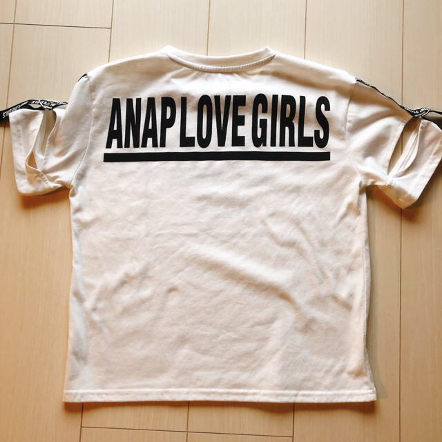 ANAP Kids(アナップキッズ)のANAPガール　Tシャツ Sサイズ　 キッズ/ベビー/マタニティのキッズ服女の子用(90cm~)(Tシャツ/カットソー)の商品写真