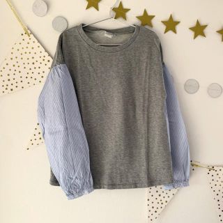 シップスキッズ(SHIPS KIDS)のシップスキッズ シャツ切り替え カットソー(Tシャツ/カットソー)